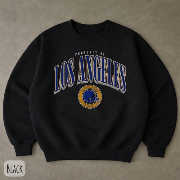 Vintage Los Angeles Football Crewneck Sweatshirt, LA Shirt, Mens Womens LA Footb - Picture 1 of 1